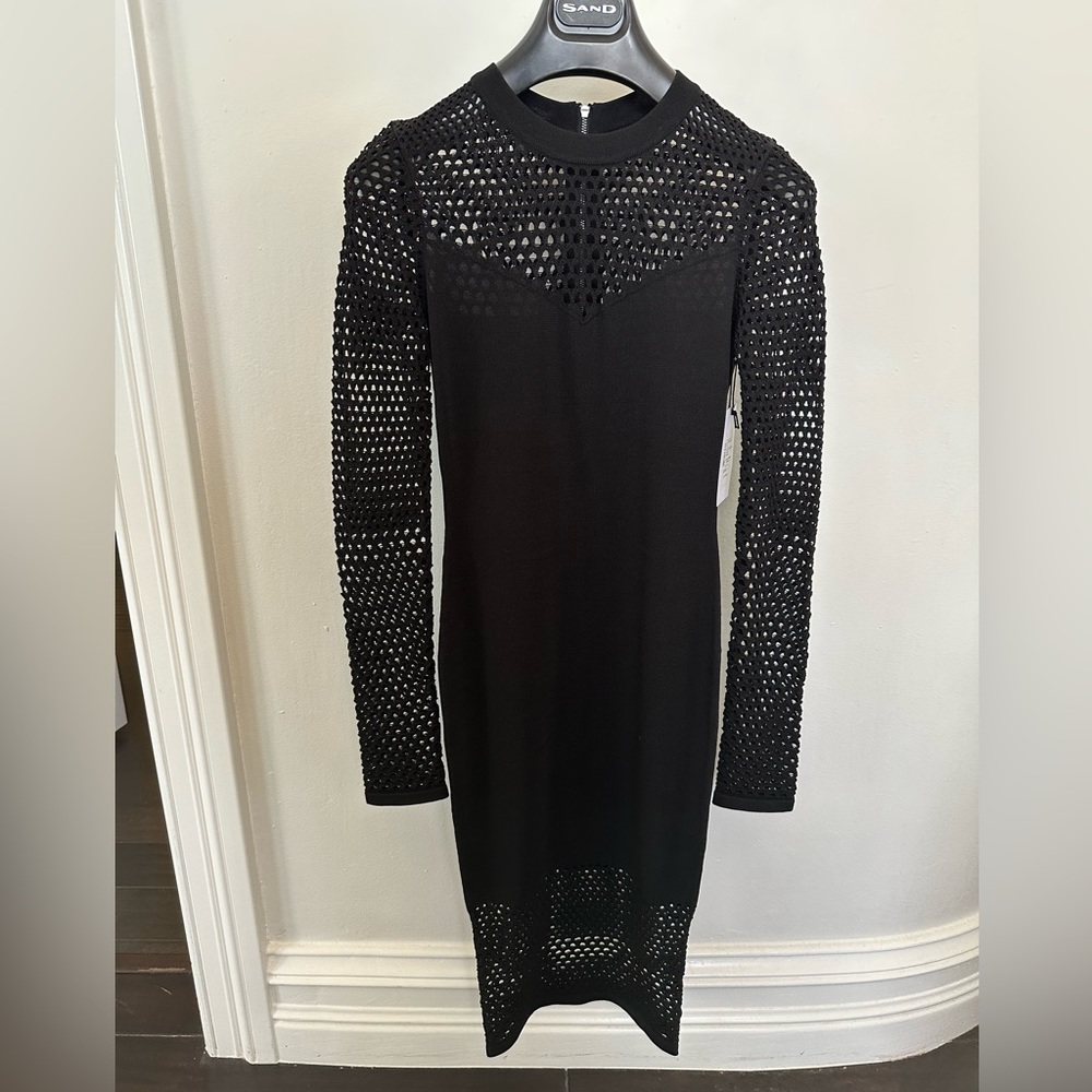 Bailey black dress long sleeve